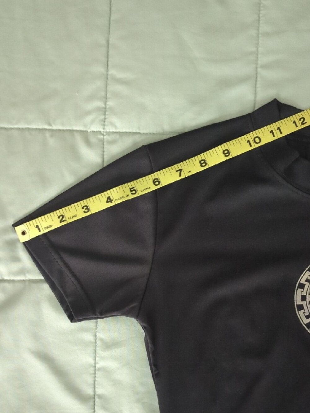 Versace Black Tee with Medusa Emblem - Picture 6 of 7